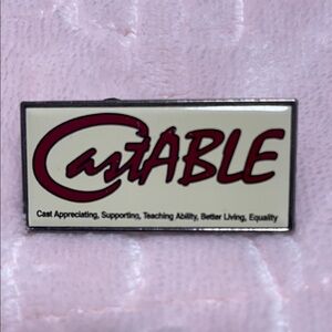 Disney CastABLE Enamel Pin - Cream and Red